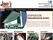 Tablet Screenshot of jerrystransmissionmt.net